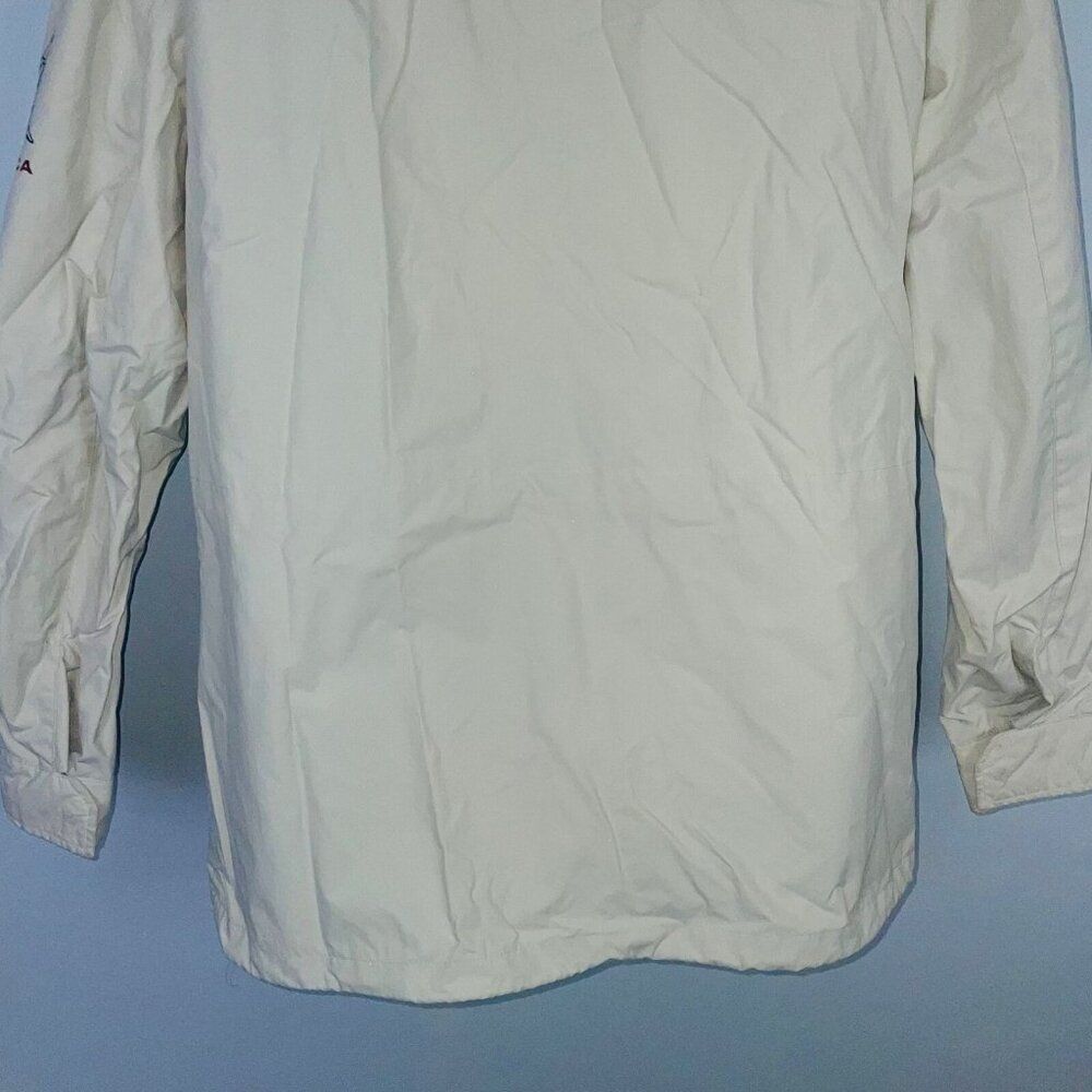 Nautica Womens Sailing Jacket M Beige Windbreaker - image 7